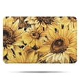thumbnail image 1 of Yellow Sunflower Art Pattern Bathroom Rugs Mat,Non Slip Microfiber Bathroom Rug,Rubber Backing,Soft Bathroom Mats for Bathroom Floor,Tub and Shower,17x27in(43x68cm), 1 of 5