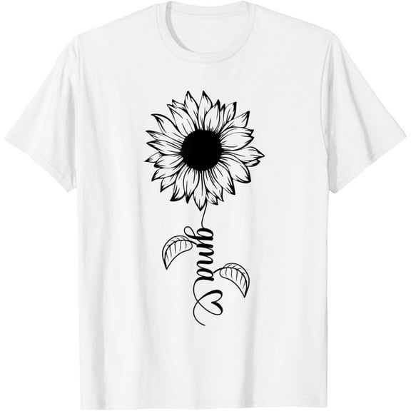 Yellow Sunflower Graphic Summer Sunflower Lovers Gma T-Shirt Unisex S-5XL Hot Trending Shirt, Vintage Birthday Gift