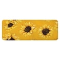 thumbnail image 1 of Yellow Sunflower Pattern Kitchen Rug Mat,Kitchen Runner Rugs Non Skid Washable,Decorative Kitchen Floor Mats for Kitchen,Sink,Laundry,17"x47.2", 1 of 7
