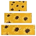thumbnail image 1 of Yellow Sunflower Pattern Kitchen Rugs Sets Of 3,Kitchen Runner Rugs Non Skid Washable,Decorative Kitchen Floor Mats for Kitchen,Sink,Laundry,17"x30"+ 17"x47" + 17"x59", 1 of 6