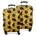 thumbnail image 1 of Yellow Sunflower Pattern Luggage Cover Fashion Suitcase Cover Baggage Covers Fit 25-28 Inch Luggage (Go Travel), 1 of 5