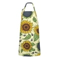 thumbnail image 1 of Yellow Sunflower Seed Pattern Apron-Garden Aprons for Women with Pockets-Cotton Linen Waterproof Kitchen Cooking Gardening Aprons Adjustable for Kitchen,Cooking,BBQ and Salon 33x27 Inch, 1 of 7