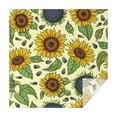 thumbnail image 1 of Yellow Sunflower Seed Pattern Square Tablecloth,Waterproof Square Table Cover,Wipeable Spillproof Washable Table Cover for Home Kitchen Party Decor 42"X42"(107x107cm), 1 of 6