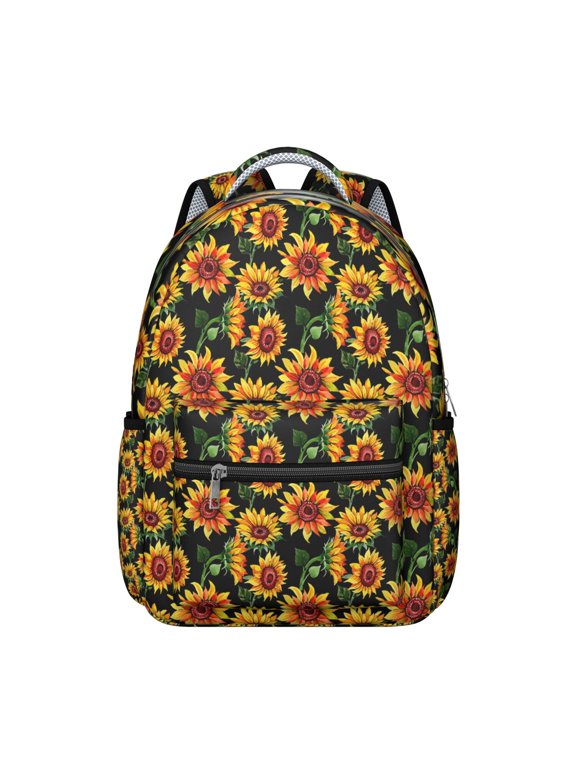 Students Backpack Lightweight and Durable School Bag with Rustic Farmhouse and Boho Floral Design
