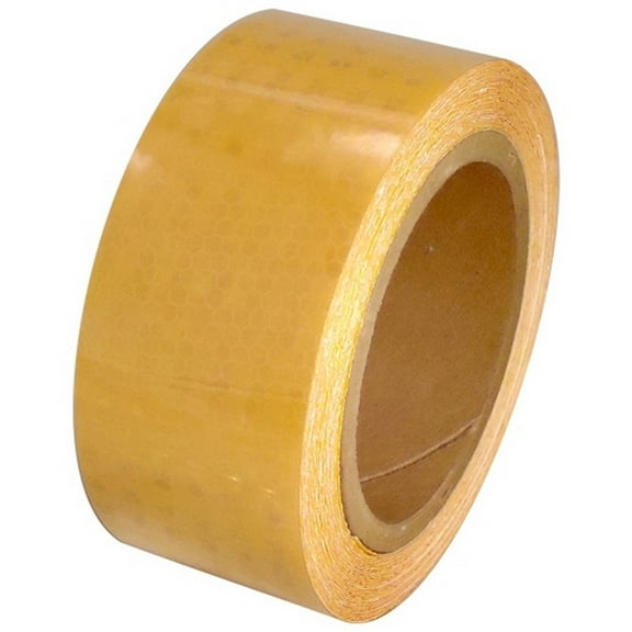 Yellow Super Bright High Intensity Reflective Tape 2" X 30 Ft Roll