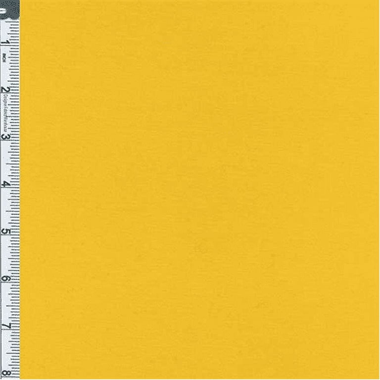 Yellow Superfine Cotton Jersey Knit, Fabric Sold By the Yard