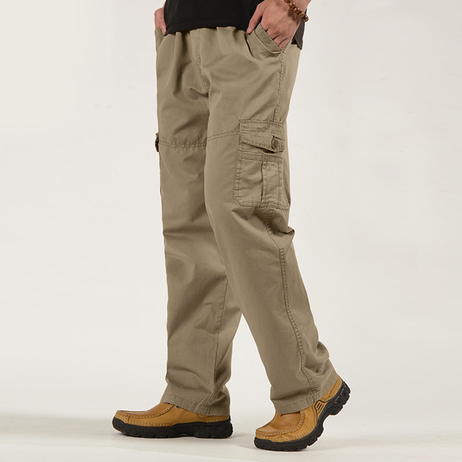 Khaki Tall Chef Pants Kitchen Pants For Men Chef Code 2-Pack Chef