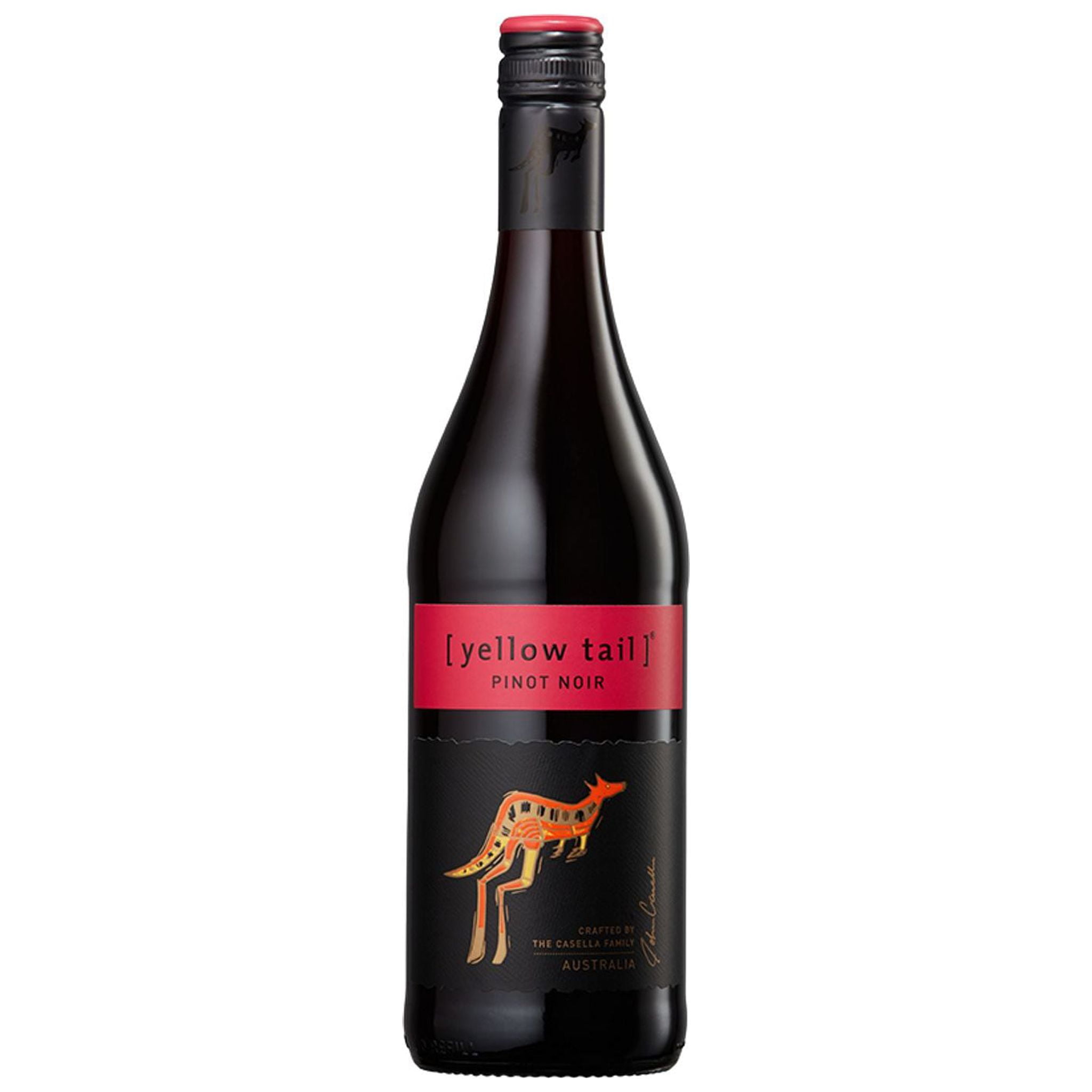 Yellow Tail Pinot Noir Red Wine Australia, 750 ml Bottle, 14 ABV