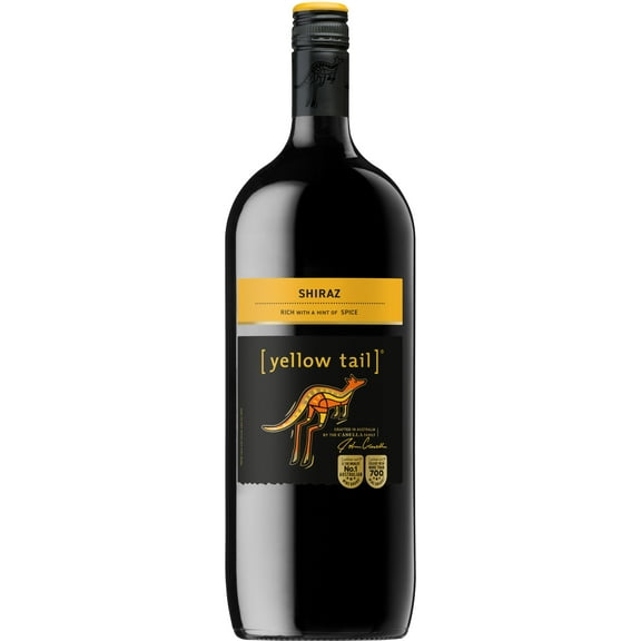 Yellow Tail Shiraz Australia Red Wine, 1.5 L Bottle, 13.50% ABV
