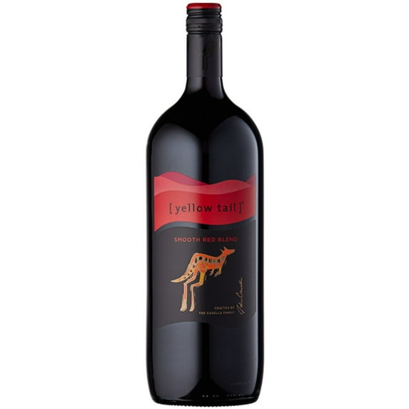 Yellow Tail Smooth Red Blend Australia Red Wine, 1.5 L Bottle, 13.50% ABV