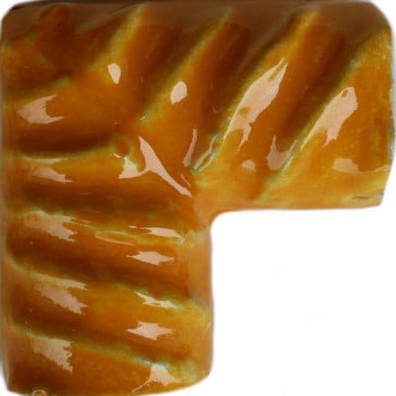 Yellow Talavera Clay Rope Corner, Set of 5 pcs