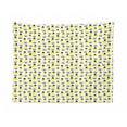 thumbnail image 1 of Yellow Tapestry, Grunge and Vintage Style Concept of Chamomiles with Leaves Blooming Floral Design, Fabric Wall Hanging Decor for Bedroom Living Room Dorm, 2 Sizes, Grey Yellow, by Ambesonne, 1 of 1