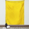 thumbnail image 1 of Yellow Tapestry, Hippie Flower Children's 70s Retro Themed Pattern Floral Daisy Design Artprint, Wall Hanging for Bedroom Living Room Dorm Decor, 60W X 80L Inches, Yellow and White, by Ambesonne, 1 of 5
