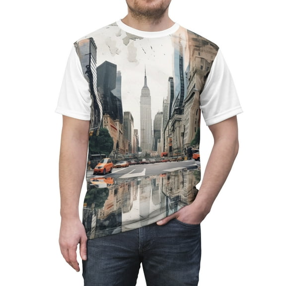 Yellow Taxi New York Urban Wanderer Unisex Tee