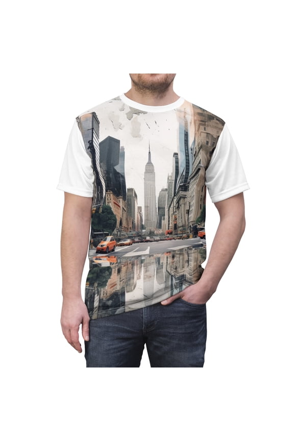 Yellow Taxi New York Urban Wanderer Unisex Tee