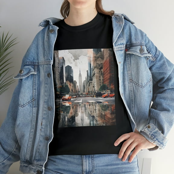 Yellow Taxi New York Urban Wanderlust Unisex Explorer Tee