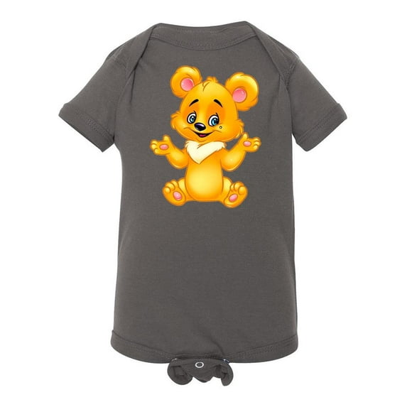 Yellow Teddy Bear Bodysuit Infant -Image by Shutterstock, 12 Months
