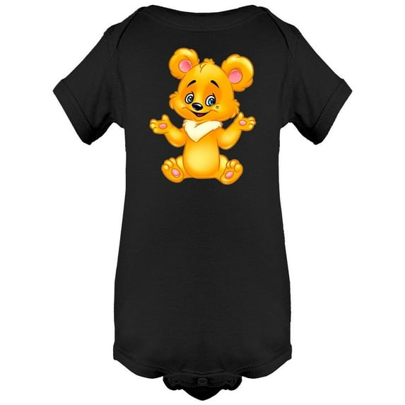 Yellow Teddy Bear Bodysuit Infant -Image by Shutterstock, 24 Months
