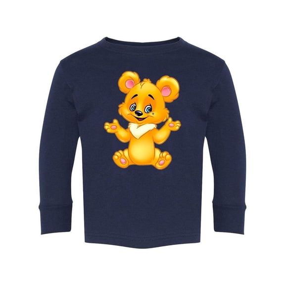 Yellow Teddy Bear Long Sleeve Toddler -Image by Shutterstock,  5 Toddler