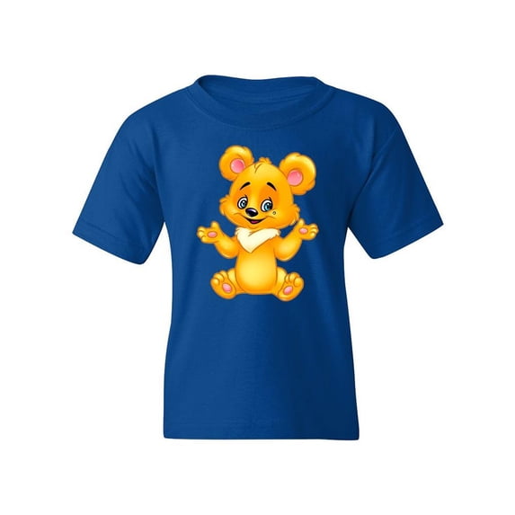 Yellow Teddy Bear T-Shirt Juniors -Image by Shutterstock, Medium