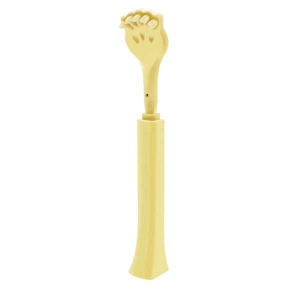 Yellow Telescopic Back Scratcher With Handle For Hard To Reach Areas