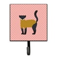 thumbnail image 1 of Yellow-Throated Marten Pink Check Leash or Key Holder, 1 of 1