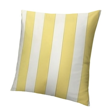 Yellow Throw Pillow Covers Striped Pillow Cases Decorative Cushion Covers for Sofa Couch