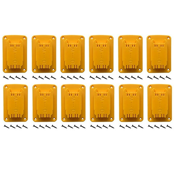 Yellow Tool Holder For Dewalt 12V 20V Wall Mount Drill Holder With Screws