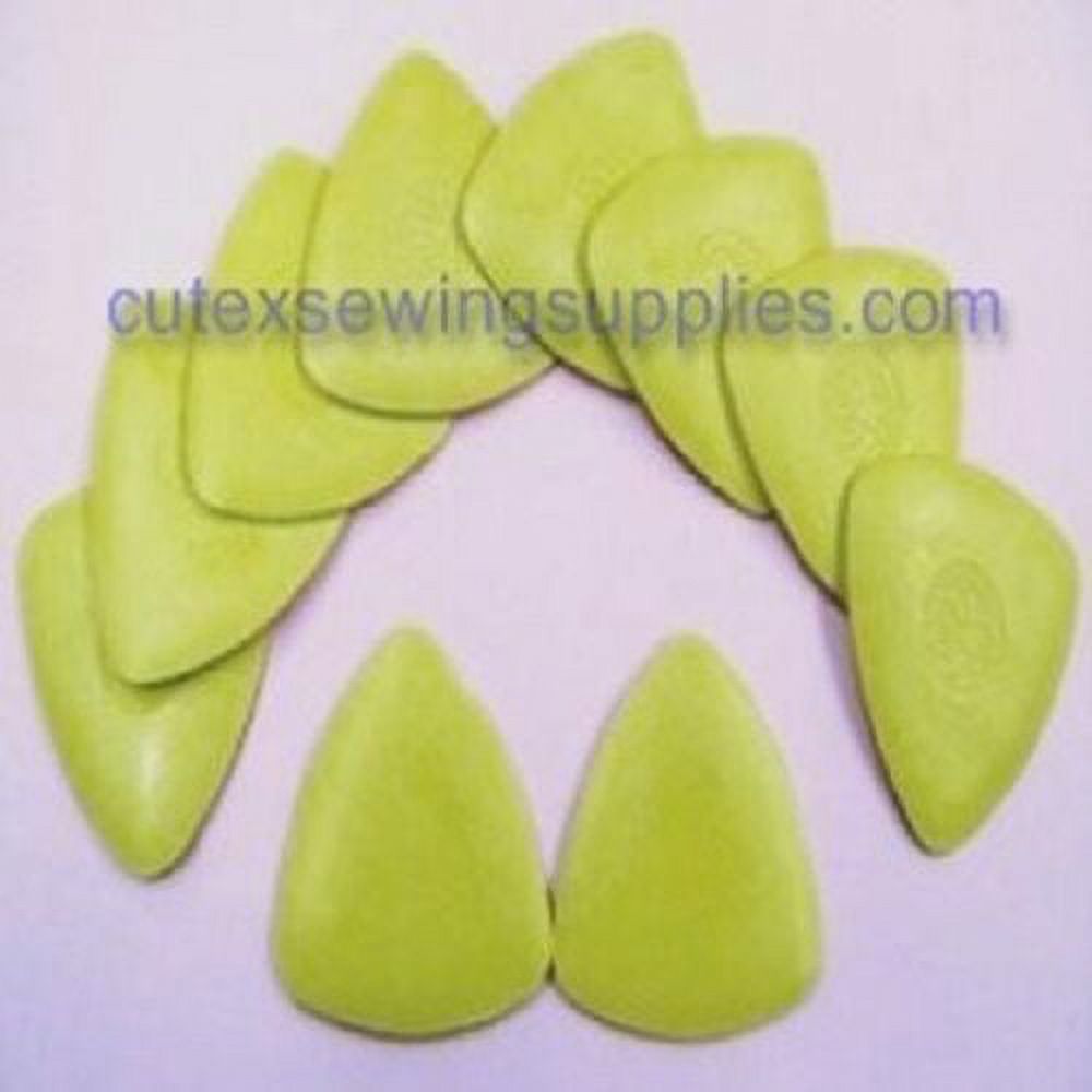 Yellow Triangle Tailor's Chalks / Soft Crayons Pack of 10 Chalks