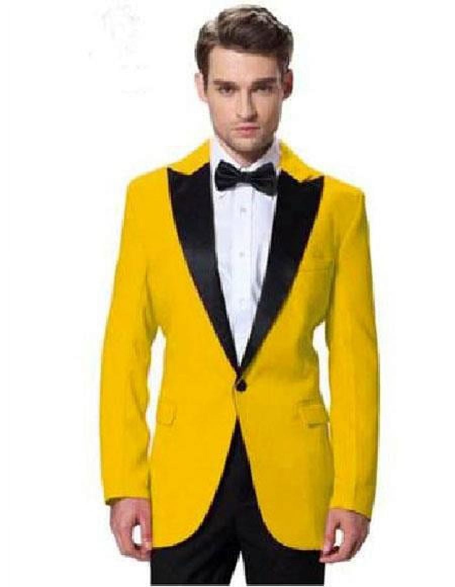 Yellow tuxedo sale