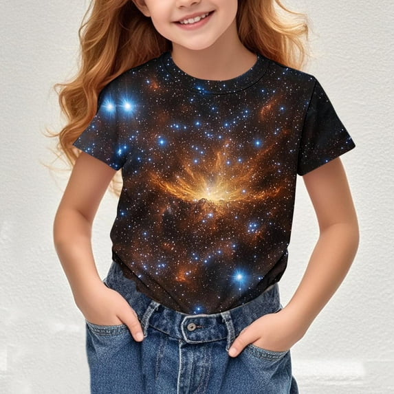 Yellow Uniform Shirts for Girls Kids T-Shirts Toddler White Tshirt St Patrick's Day Shirt Teen Girl Summer Clothes Clothes for Girls