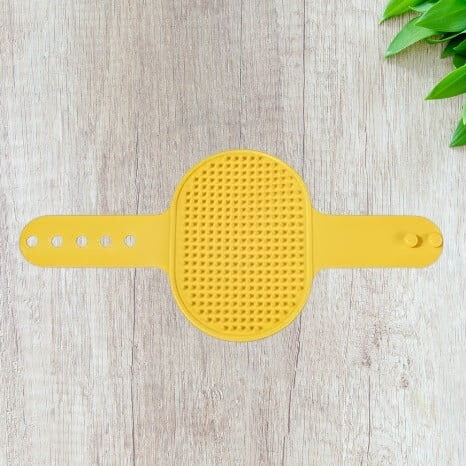 Yellow Wall Corner Pet Self Groomer Durable Scratcher Brush for Cats Dogs Long Short Fur Cat Accessories Toys Christmas Gifts