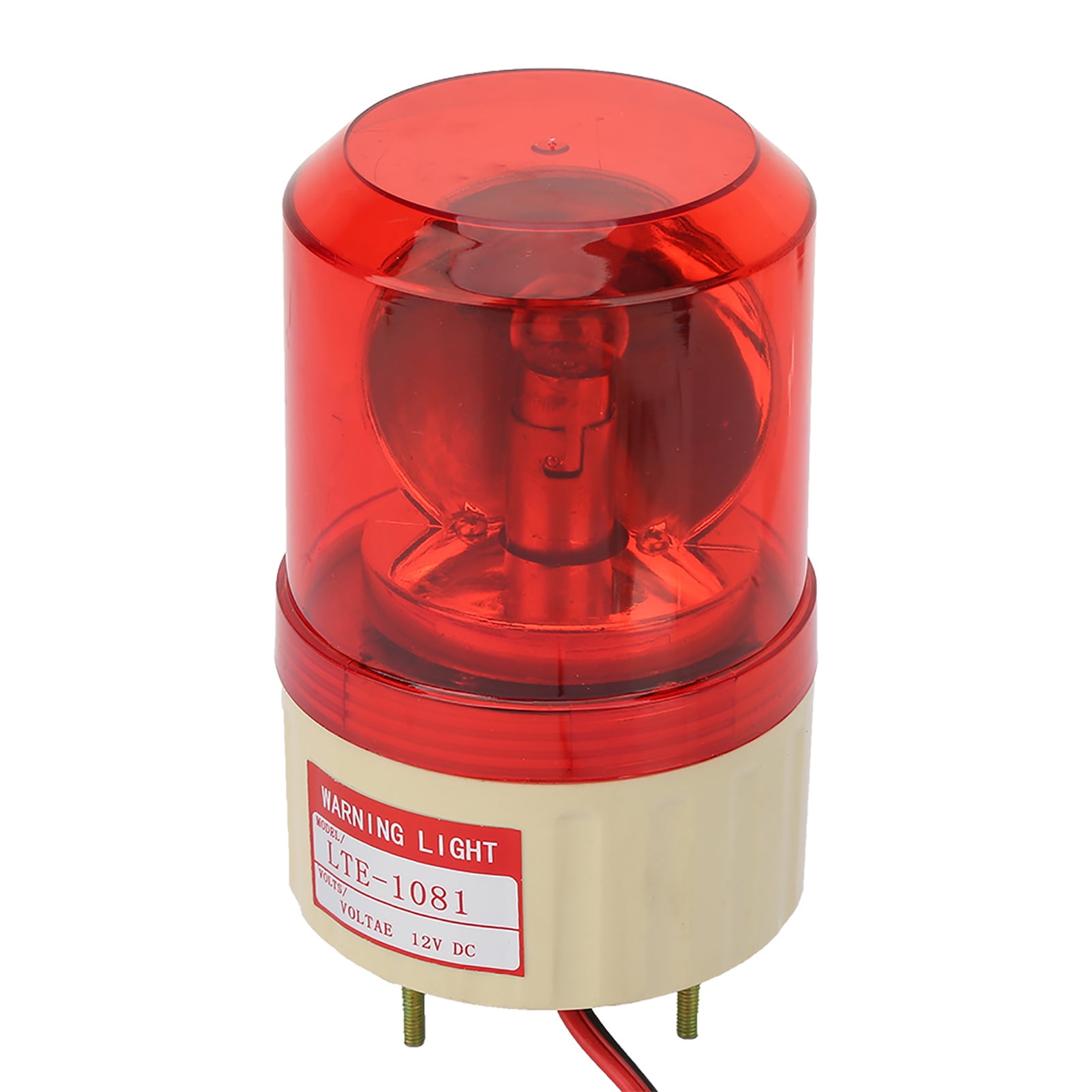 Yellow Warning LightDC 12V Flash Rotary Red Warning Light Alarm Warning