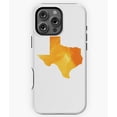 thumbnail image 1 of Yellow Watercolor Texas State Map Phone Case for iPhone 16 15 14 13 12 11 Pro Max, 1 of 2