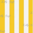 thumbnail image 1 of Yellow White 2" Stripes Poly Cotton Fabric - Sold By The Yard - 58" / 59", 1 of 1