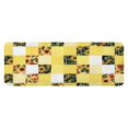 thumbnail image 1 of Yellow White Checker Sunflower Pattern Kitchen Rug Mat,Kitchen Runner Rugs Non Skid Washable,Decorative Kitchen Floor Mats for Kitchen,Sink,Laundry,17"x47.2", 1 of 7