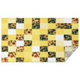 thumbnail image 1 of Yellow White Checker Sunflower Pattern Rectangle Tablecloth 60"x102",Waterproof Polyester Rectangle Table Cloth, Wipeable Spillproof Polyester Tablecloth for Dining, Camping, Indoor and Outdoor, 1 of 6