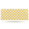 thumbnail image 1 of Yellow White Checkerboard Checkered Pattern Bathroom Rugs Mat,Non Slip Microfiber Bathroom Rug,Rubber Backing,Soft Bathroom Mats for Bathroom Floor,Tub and Shower,60x24in(150x60cm), 1 of 5