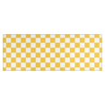 thumbnail image 1 of Yellow White Checkerboard Checkered Pattern Kitchen Rug Mat,Kitchen Runner Rugs Non Skid Washable,Decorative Kitchen Floor Mats for Kitchen,Sink,Laundry,17"X47", 1 of 5