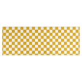 thumbnail image 1 of Yellow and White Checkerboard Pattern Kitchen Rug Mat,Kitchen Runner Rugs Non Skid Washable,Decorative Kitchen Floor Mats for Kitchen,Sink,Laundry,17"X47", 1 of 5