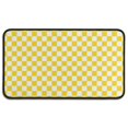 thumbnail image 1 of Yellow and White Checkered Pattern Door Rugs,Washable Non Slip Door Mats Indoor,Decorative Door Mats,Entry Mat Indoor for Entrance,Bedroom,Kitchen,Bathroom,30"x17", 1 of 6