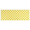 thumbnail image 1 of Yellow and White Checkered Pattern Kitchen Rug Mat,Kitchen Runner Rugs Non Skid Washable,Decorative Kitchen Floor Mats for Kitchen,Sink,Laundry,17"X47", 1 of 5