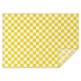 thumbnail image 1 of Yellow and White Checkered Pattern Rectangle Tablecloth 60"x84",Waterproof Polyester Rectangle Table Cloth, Wipeable Spillproof Polyester Tablecloth for Dining, Camping, Indoor and Outdoor, 1 of 5
