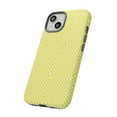 thumbnail image 1 of Yellow & White Checkered Shape Tough iPhone 15 Case-iPhone-iPhone Case, 1 of 3