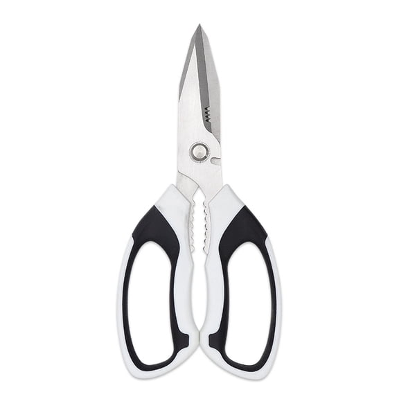 Yellow / White Kitchen Shears, Premium Heavy Duty Shears Ultra Sharp Stainless Steel Multi-function Kitchen Scissors for Chicken/Poultry/Fish/Meat/Vegetables/Herbs/BBQ