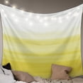 thumbnail image 1 of Yellow White Ombre Small Tapestry for Bedroom Wall Hanging Tapestry, Farmhouse Funny Gradient Striped Ceiling Backdrop Tapestries Poster Blanket Wall Decor for Teens Room Living Room Dorm 23" x 28", 1 of 2