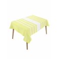 thumbnail image 1 of Yellow White Stripe Table Cloth, Modern Rustic Vertical Striped Waterproof Tablecloth for Rectangle Tables, Reusable Washable Fabric Table Cover for Restaurant Kitchen Dining Tables 60"x102", 1 of 6