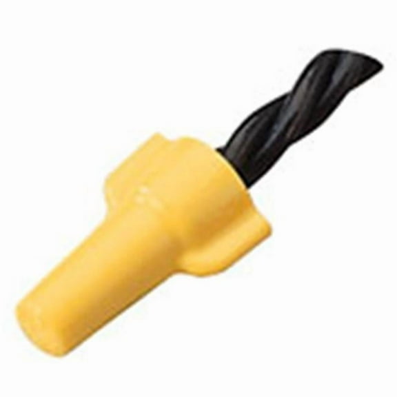 Yellow Wing-Nut Connector, 100 Pieces Per Box