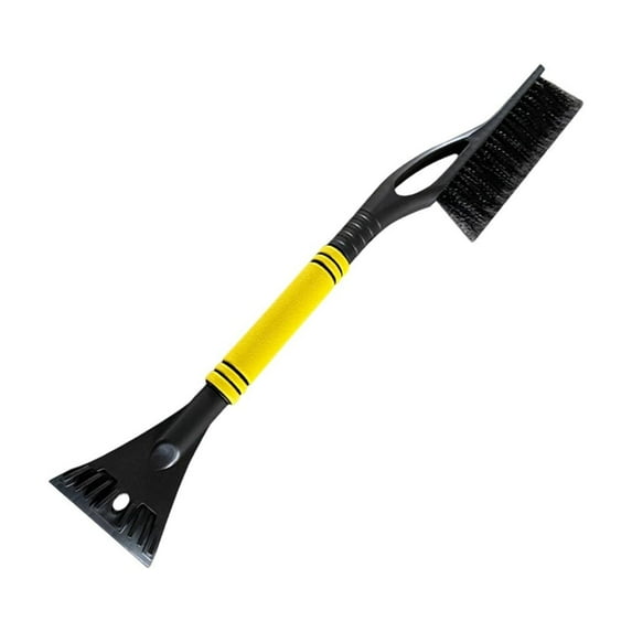 Yellow Winter Car Multi Function Snow Shovel And Brush Detachable Snow Scraper Lightweight Backup Brush 23.6In Yellow