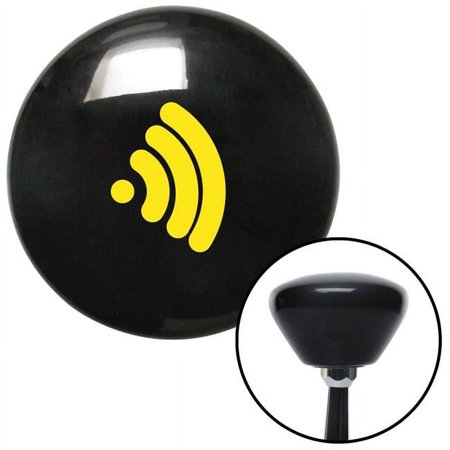 Yellow Wireless Black Retro Shift Knob with M16 x 1.5 Insert Shifter Auto Manual